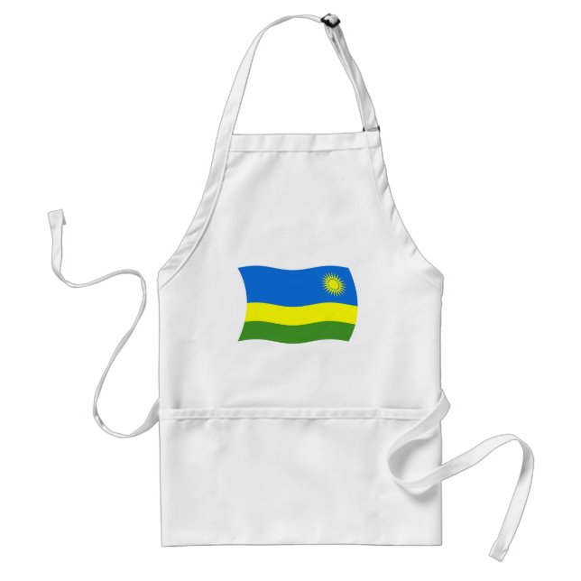 Rwanda Flag Apron (Front)