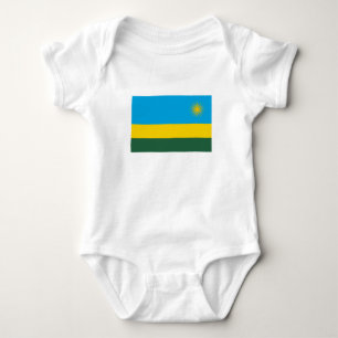 Rwanda Flag Baby Bodysuit