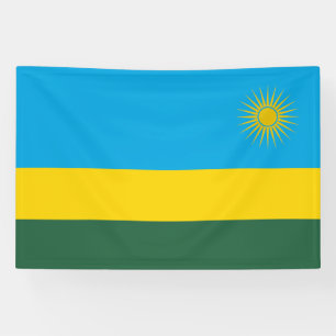 Rwanda Flag Banner