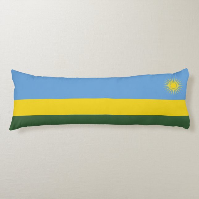 Rwanda flag body cushion (Front)