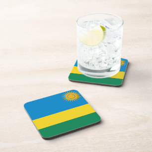 Rwanda Flag Coaster