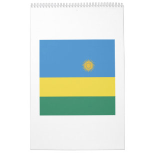 Rwanda Flag Emblem Calendar