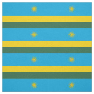 Rwanda Flag Fabric