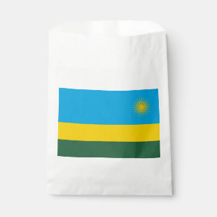 Rwanda Flag Favour Bags