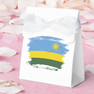Rwanda flag favour box