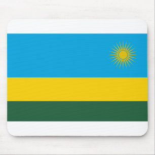 Rwanda Flag Mouse Pad