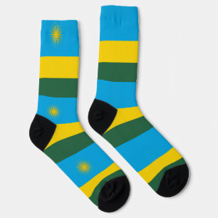 Rwanda Flag Socks