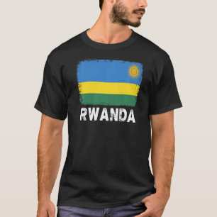 Rwanda Flag Support Rwandan People Women Men T-Shirt