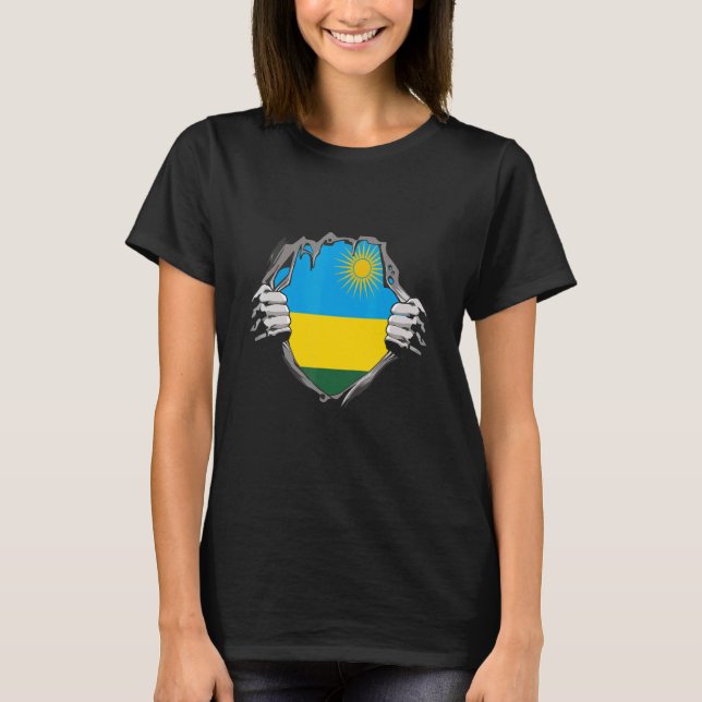 Rwanda Flag T-Shirt (Front)
