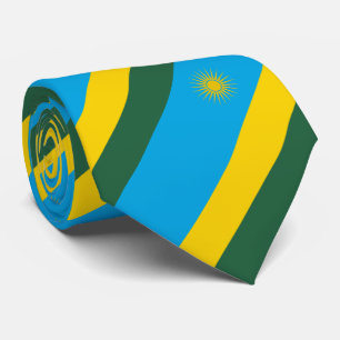 Rwanda Flag Tie