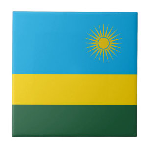 Rwanda Flag Tile