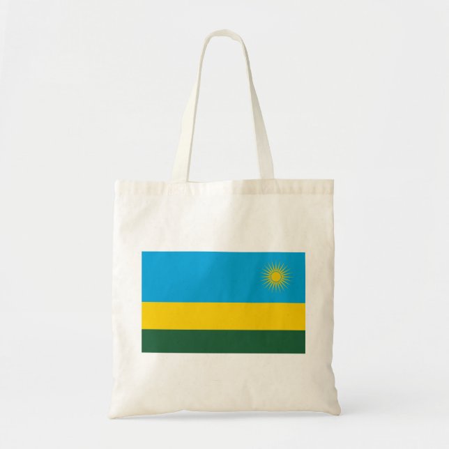 Rwanda Flag Tote Bag (Front)