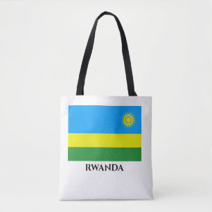 Rwanda Flag Tote Bag