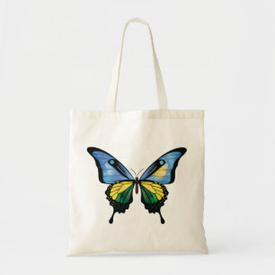 Rwanda Swallowtail Butterfly Flag Tote Bag