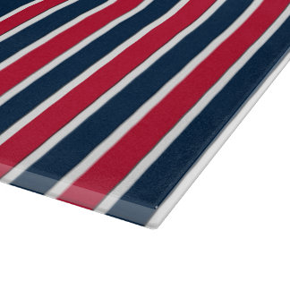 RWB Baseball Coord Stripes 1-15x11 CUTTING BOARD