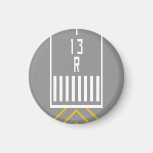 RWY Threshold 13R Magnet
