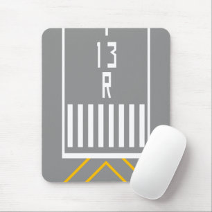 RWY Threshold 13R Mouse Pad