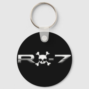 RX7 with a skull Key Ring