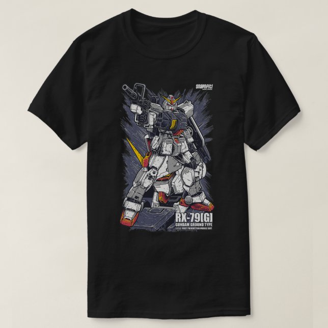 RX 79 G Gundam T-Shirt (Design Front)