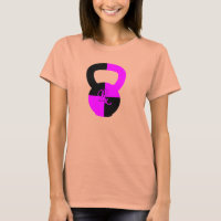 RX Kettlebell- Ladies Contrast Burnout T