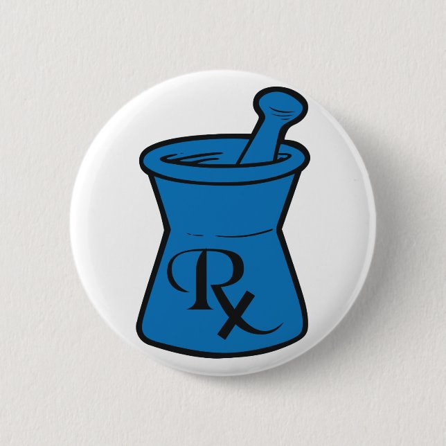 RX Logo 6 Cm Round Badge (Front)