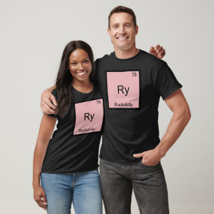 Ry - Rockabilly Funny Chemistry Element Symbol Tee
