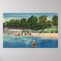 Ryall's Bathing Beach at Saratoga Lake View