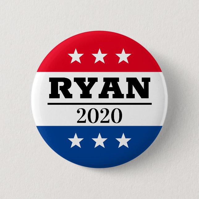 Ryan 2020 Election Pin (Front)