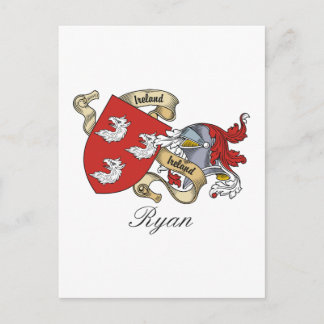 Ryan Family Crest Postcard