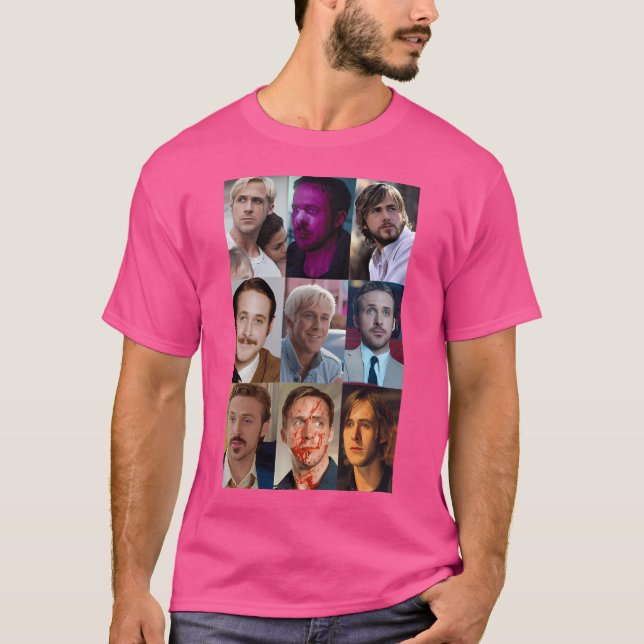 Ryan Gosling Collage T-Shirt (Front)