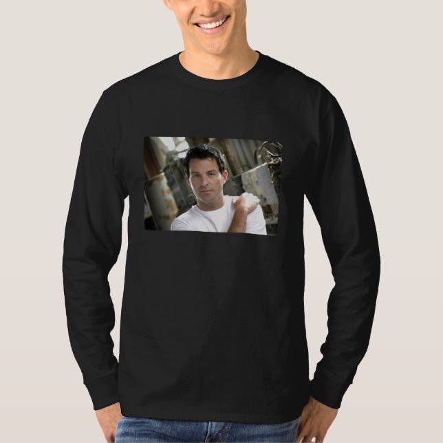Ryan Kelly Music - Long Sleeve Blk - PlainWhiteT T-Shirt (Front)