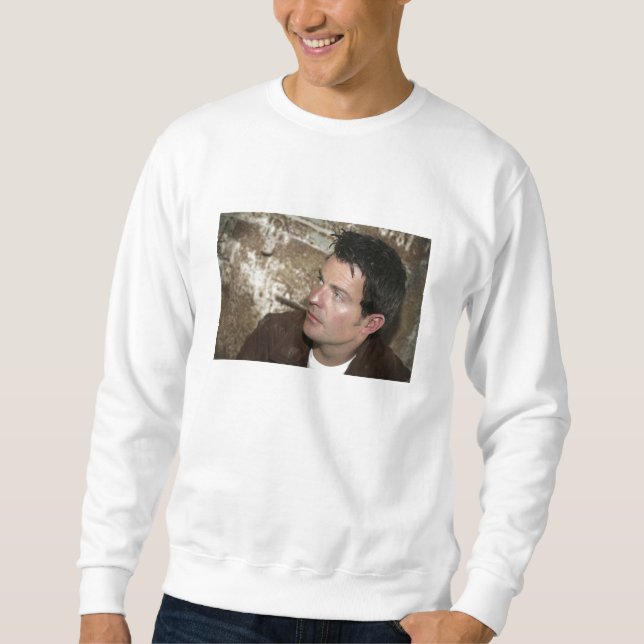 Ryan Kelly Music - Sweatshirt White - Leather Jack (Front)