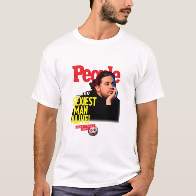Ryan Magee Sexiest man alive COO of Supermega  T-Shirt (Front)