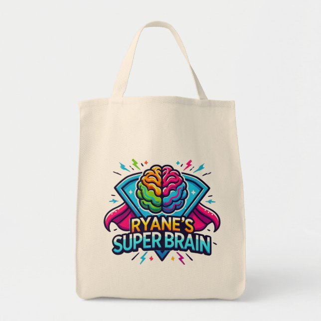 Ryane's Super Brain - tote bag (Front)