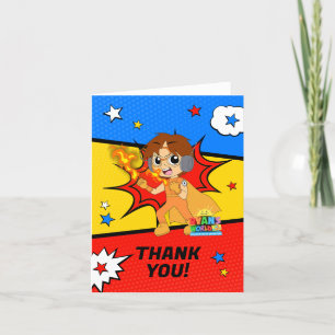 Ryan's World Thank You Card
