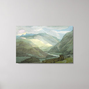 Rydal Water, 1786 (w/c) Canvas Print