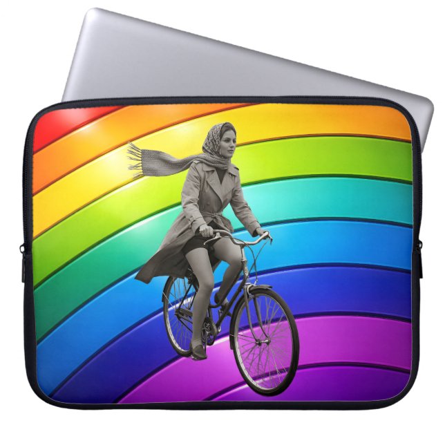 Ryder retro pop art laptop sleeve de (Front)