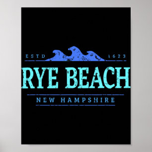 Rye Beach New Hampshire Rye Beach Nh Shoreline Poster