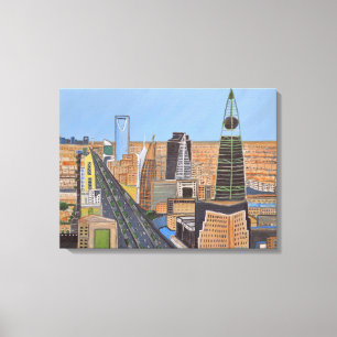 Ryjadh, Saudi Arabia canvas  Print