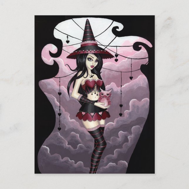 Ryla - Valentine's Day Witch Postcard (Front)