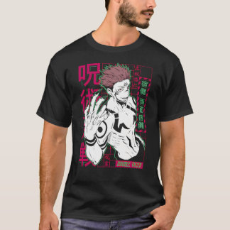 Ryomen Sukuna Double Faced Anime Art T-Shirt