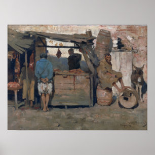 Rysselberghe - Moroccan Market 1882 Poster