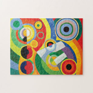 Rythme Joie de Vivre by Robert Delaunay Jigsaw Puzzle