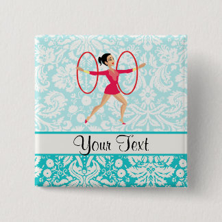 Rythmic Gymnastics Hoops 15 Cm Square Badge