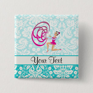 Rythmic Gymnastics Ribbon 15 Cm Square Badge