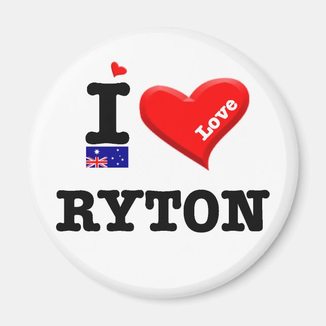 RYTON - I Love Magnet (Front)