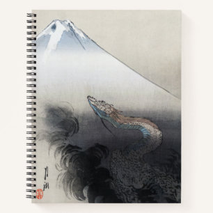 Ryu Shoten: Ascending Dragon over Fuji, Japan Notebook