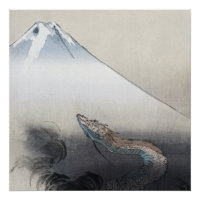 Ryu Shoten: Ascending Dragon over Fuji, Japan