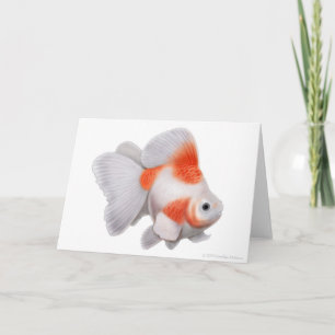 Ryukin Goldfish Greeting Card