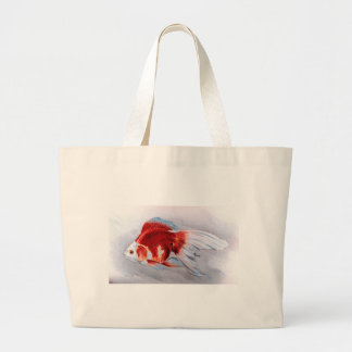 Ryukin goldfish large tote bag